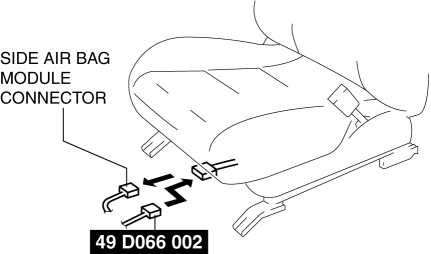 Mazda 2. AIR BAG MODULE AND PRE-TENSIONER SEAT BELT DEPLOYMENT PROCEDURES