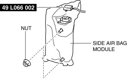 Mazda 2. AIR BAG MODULE AND PRE-TENSIONER SEAT BELT DEPLOYMENT PROCEDURES