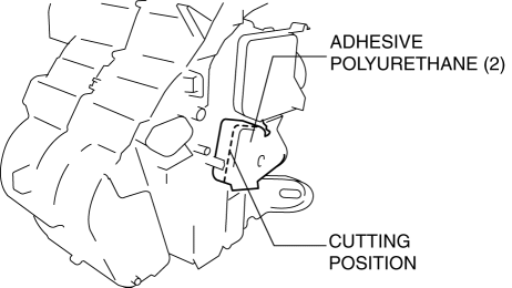 Mazda 2. EXPANSION VALVE REMOVAL