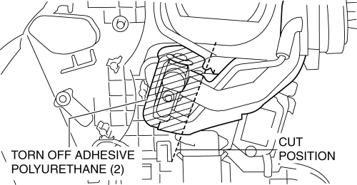 Mazda 2. EXPANSION VALVE REMOVAL