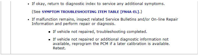 Mazda 2. QUICK DIAGNOSIS CHART