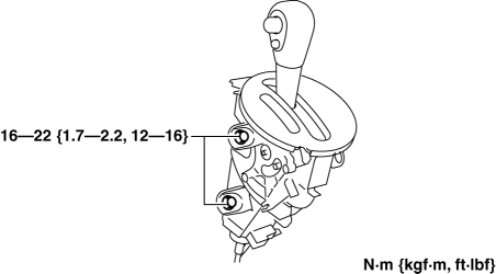 Mazda 2. AUTOMATIC TRANSAXLE SHIFT MECHANISM