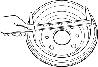 Mazda 2. REAR BRAKE (DRUM) INSPECTION