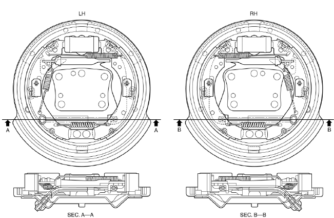 Mazda 2. REAR BRAKE (DRUM) REMOVAL/INSTALLATION