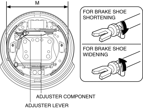 Mazda 2. REAR BRAKE (DRUM) REMOVAL/INSTALLATION