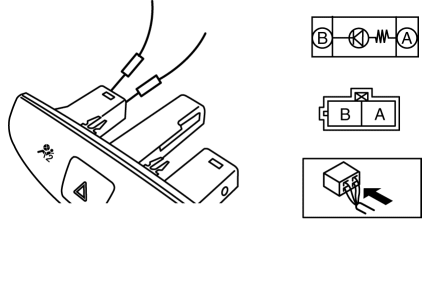 Mazda 2. PASSENGER AIR BAG DEACTIVATION (PAD) INDICATOR LIGHT INSPECTION