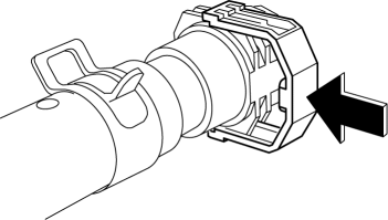 Mazda 2. HEATER HOSE REMOVAL/INSTALLATION