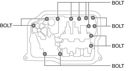 Mazda 2. CONTROL VALVE BODY REMOVAL/INSTALLATION