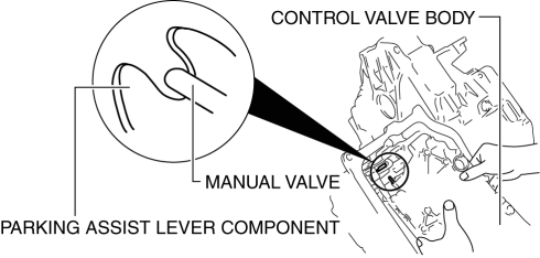 Mazda 2. CONTROL VALVE BODY REMOVAL/INSTALLATION