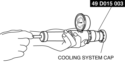 Mazda 2. COOLING SYSTEM CAP INSPECTION