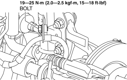 Mazda 2. FRONT ABS WHEEL-SPEED SENSOR REMOVAL/INSTALLATION