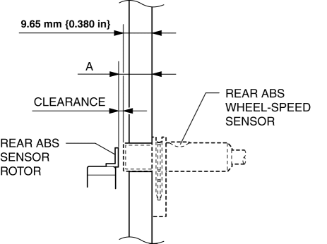 Mazda 2. REAR ABS WHEEL-SPEED SENSOR INSPECTION