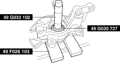 Mazda 2. WHEEL HUB, STEERING KNUCKLE DISASSEMBLY/ASSEMBLY