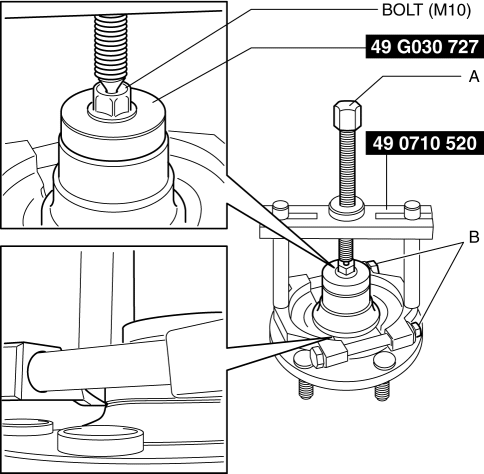 Mazda 2. WHEEL HUB, STEERING KNUCKLE DISASSEMBLY/ASSEMBLY