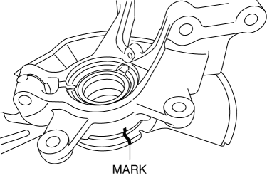 Mazda 2. WHEEL HUB, STEERING KNUCKLE DISASSEMBLY/ASSEMBLY