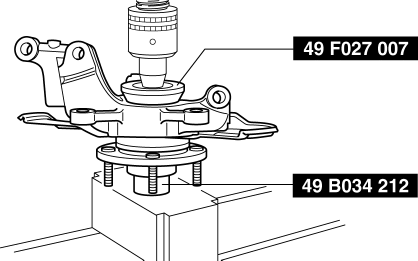 Mazda 2. WHEEL HUB, STEERING KNUCKLE DISASSEMBLY/ASSEMBLY