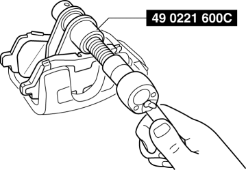 Mazda 2. FRONT BRAKE (DISC) REMOVAL/INSTALLATION