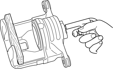 Mazda 2. CALIPER (FRONT) DISASSEMBLY/ASSEMBLY