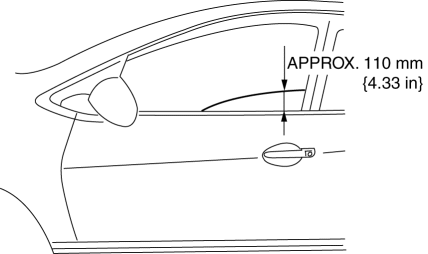 Mazda 2. FRONT DOOR KEY CYLINDER REMOVAL/INSTALLATION