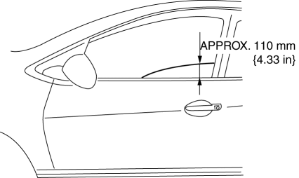 Mazda 2. FRONT DOOR LATCH SWITCH INSPECTION