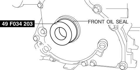 Mazda 2. FRONT OIL SEAL REPLACEMENT