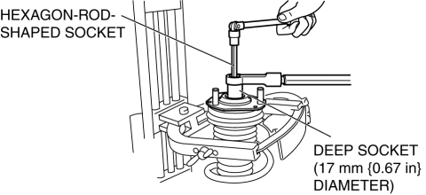 Mazda 2. FRONT SHOCK ABSORBER AND COIL SPRING DISASSEMBLY/ASSEMBLY