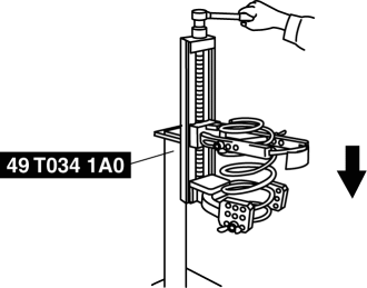 Mazda 2. FRONT SHOCK ABSORBER AND COIL SPRING DISASSEMBLY/ASSEMBLY