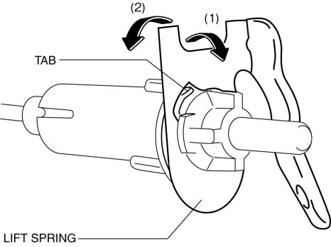 Mazda 2. FUEL-FILLER LID OPENER AND LEVER REMOVAL/INSTALLATION