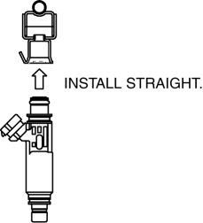 Mazda 2. FUEL INJECTOR REMOVAL/INSTALLATION