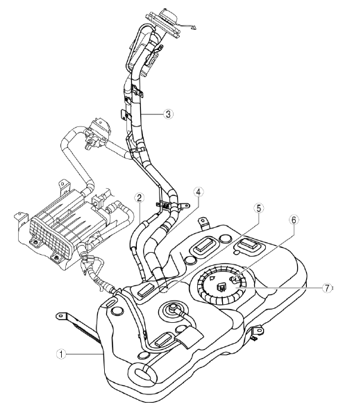 Mazda 2. FUEL SYSTEM LOCATION INDEX