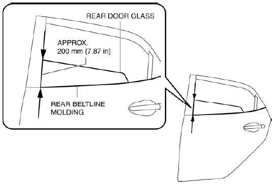 Mazda 2. REAR POWER WINDOW REGULATOR REMOVAL/INSTALLATION