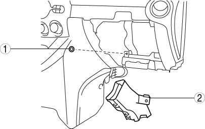 Mazda 2. HEAT DUCT COMPONENT REMOVAL/INSTALLATION