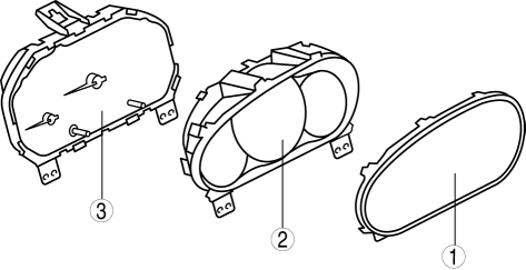 Mazda 2. INSTRUMENT CLUSTER