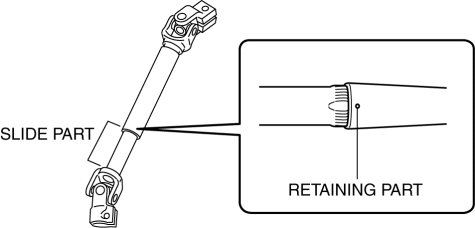 Mazda 2. INTERMEDIATE SHAFT REMOVAL/INSTALLATION