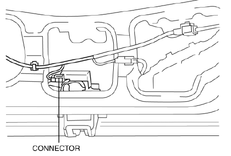 Mazda 2. LIFTGATE LATCH AND LOCK ACTUATOR REMOVAL/INSTALLATION