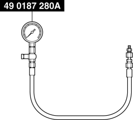 Mazda 2. OIL PRESSURE INSPECTION