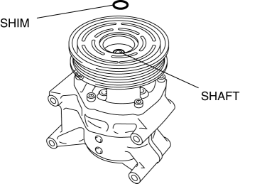 Mazda 2. MAGNETIC CLUTCH DISASSEMBLY/ASSEMBLY