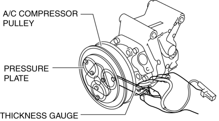 Mazda 2. MAGNETIC CLUTCH ADJUSTMENT