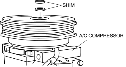 Mazda 2. MAGNETIC CLUTCH ADJUSTMENT