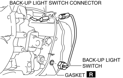 Mazda 2. BACK-UP LIGHT SWITCH REMOVAL/INSTALLATION