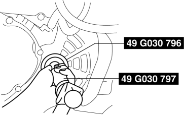 Mazda 2. OIL SEAL (DIFFERENTIAL) REPLACEMENT