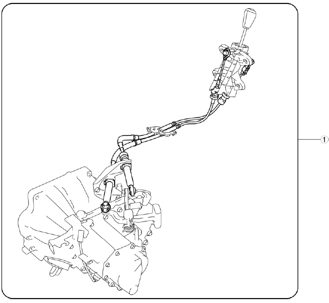 Mazda 2. MANUAL TRANSAXLE SHIFT MECHANISM LOCATION INDEX