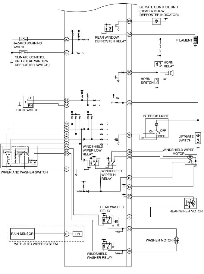 Mazda 2. ON-BOARD DIAGNOSTIC WIRING DIAGRAM [BCM]