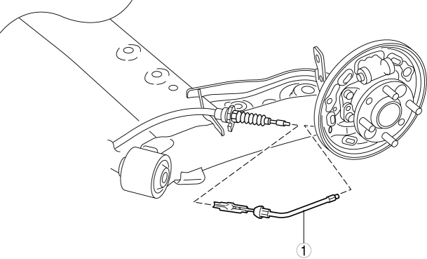 Mazda 2. END CABLE REMOVAL/INSTALLATION