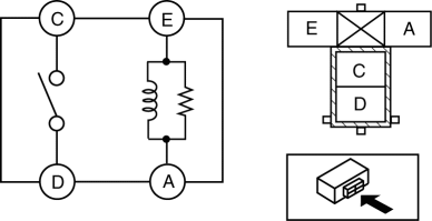 Mazda 2. RELAY