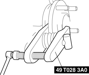 Mazda 2. REAR WHEEL HUB BOLT REPLACEMENT