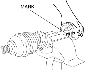 Mazda 2. DRIVE SHAFT (ATX) DISASSEMBLY/ASSEMBLY