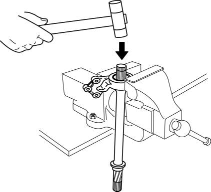 Mazda 2. JOINT SHAFT DISASSEMBLY