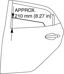 Mazda 2. REAR DOOR LATCH SWITCH INSPECTION