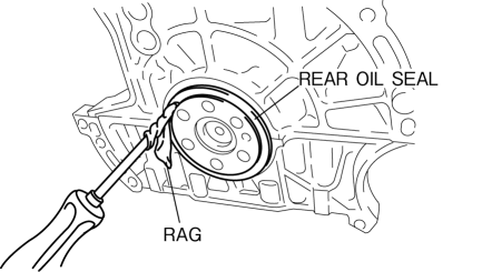 Mazda 2. REAR OIL SEAL REPLACEMENT